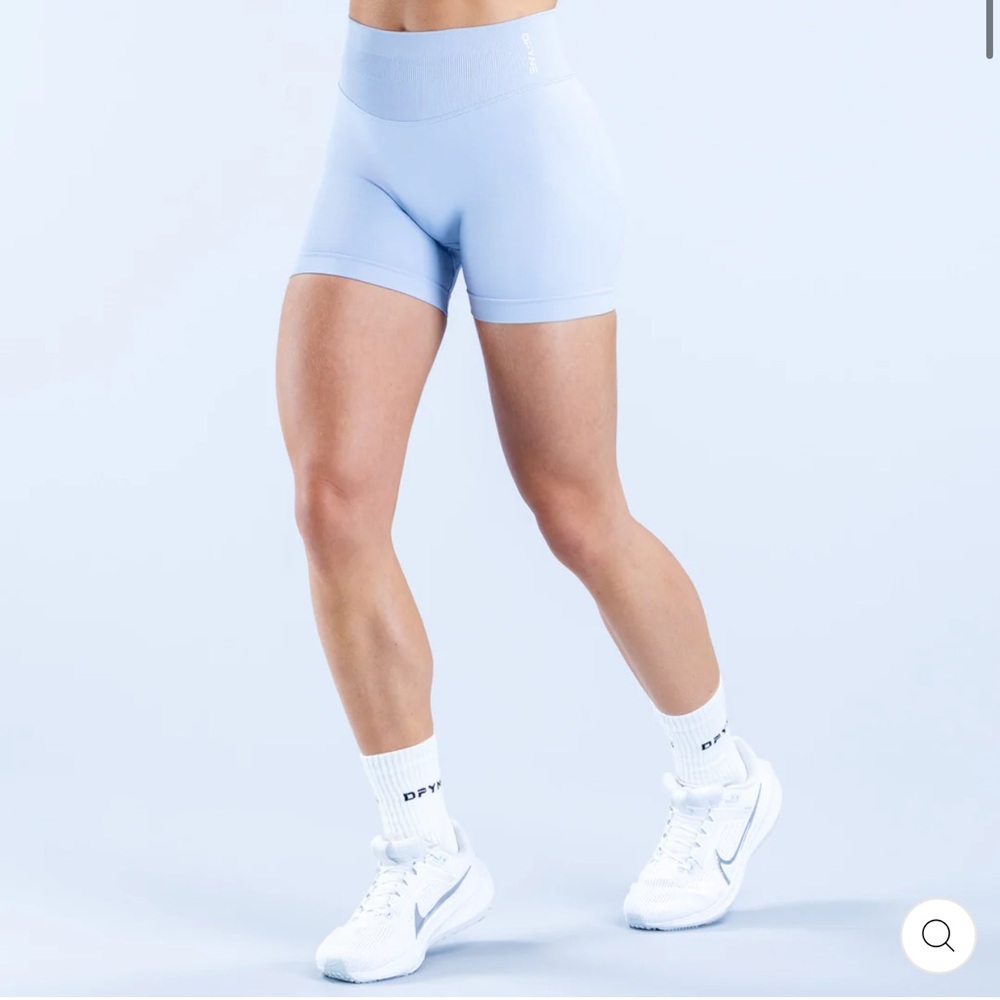 NWOT Dfyne Impact Shorts Silver